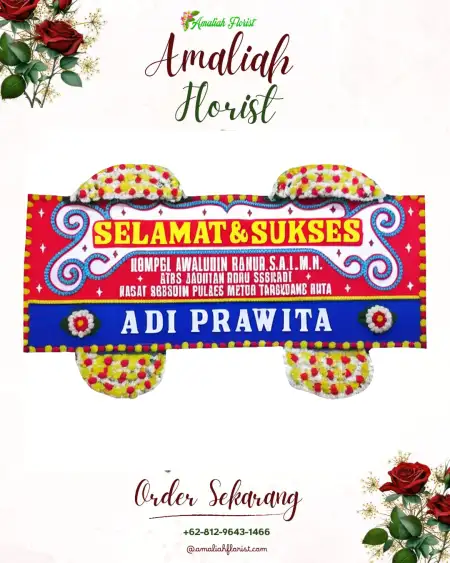 Papan Bunga Ucapan Selamat Ciruluk